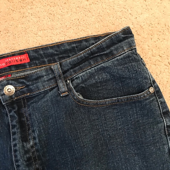 Cosmopolitan Denim Blue Jeans Womens Size 14 Straight Leg Super Stretch - Picture 9 of 13